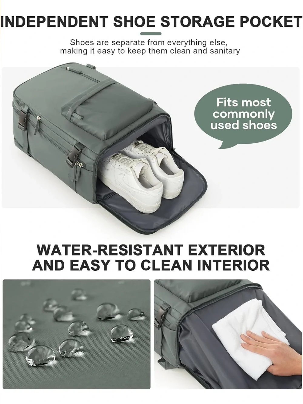 Travel backpack